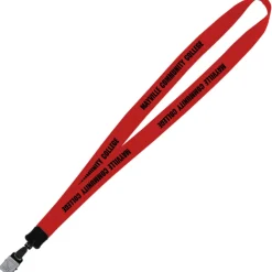 Big Lanyard - 7/8 inches - 36 inches - Large Metal Bulldog Clip - 24 hr