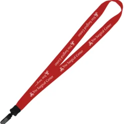 Big Lanyard - 7/8 inches - 32 inches - Plastic Bulldog Clip