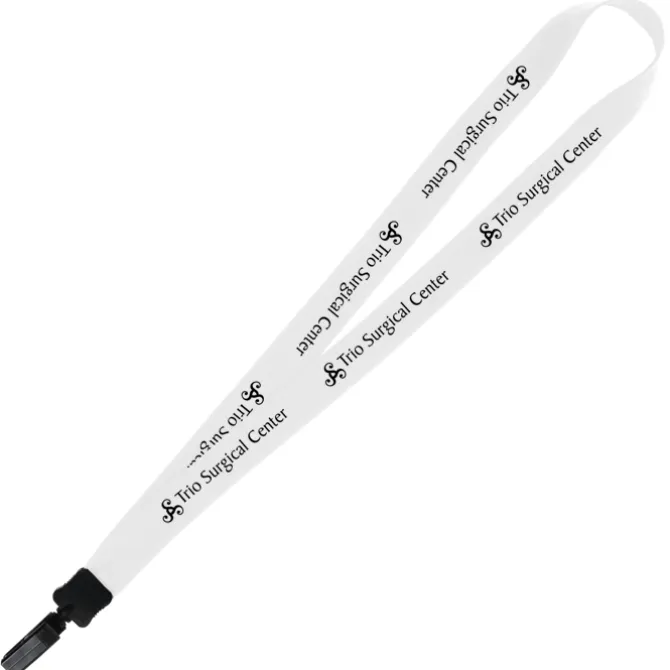 Big Lanyard - 7/8 inches - 32 inches - Plastic Bulldog Clip
