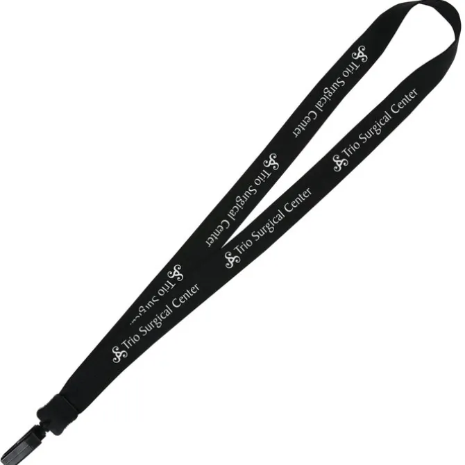 Big Lanyard - 7/8 inches - 32 inches - Plastic Bulldog Clip