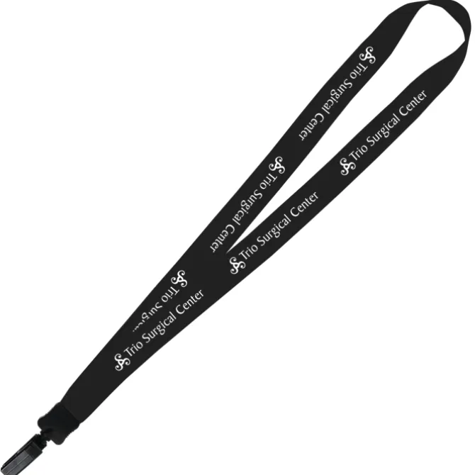 Big Lanyard - 7/8 inches - 34 inches - Plastic Bulldog Clip