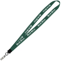 Big Lanyard - 7/8 inches - 34 inches - Snap with Metal Bulldog Clip