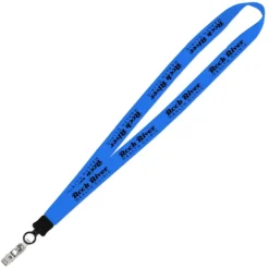 Big Lanyard - 7/8 inches - 34 inches - Snap with Metal Bulldog Clip