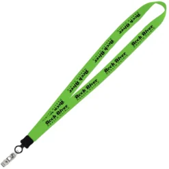 Big Lanyard - 7/8 inches - 34 inches - Snap with Metal Bulldog Clip