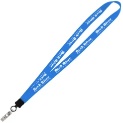 Big Lanyard - 7/8 inches - 32 inches - Snap with Metal Bulldog Clip