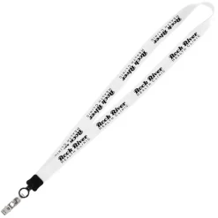 Big Lanyard - 7/8 inches - 32 inches - Snap with Metal Bulldog Clip