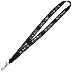 Big Lanyard - 7/8 inches - 36 inches - Snap with Metal Bulldog Clip - 24 hr