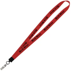 Big Lanyard - 7/8 inches - 34 inches - Snap with Metal Bulldog Clip - 24 hr