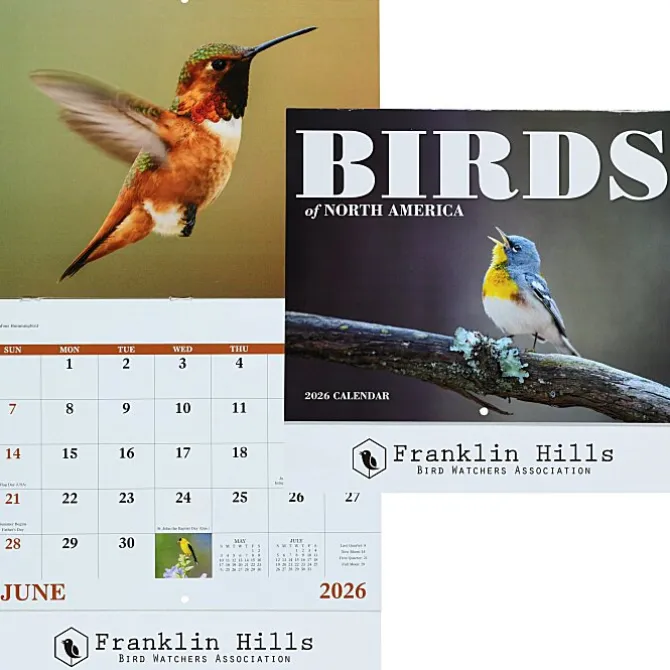 Birds of North America Calendar - Stapled