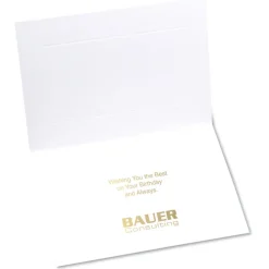Birthday Foil Candles Greeting Card