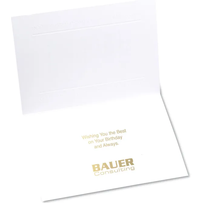 Birthday Foil Candles Greeting Card