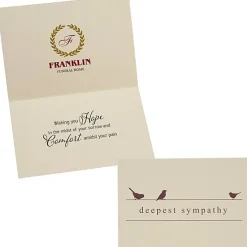 Blissful Birds Sympathy Card