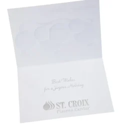 Blue & Silver Ornaments Greeting Card