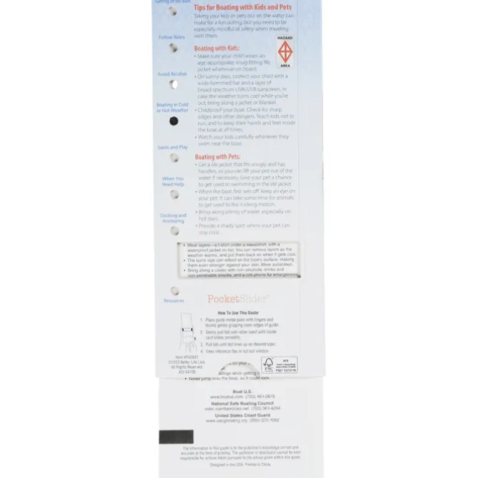 Boating Safety Pocket Slider