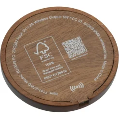 Bora Wooden Wireless Charging Pad - 24 hr