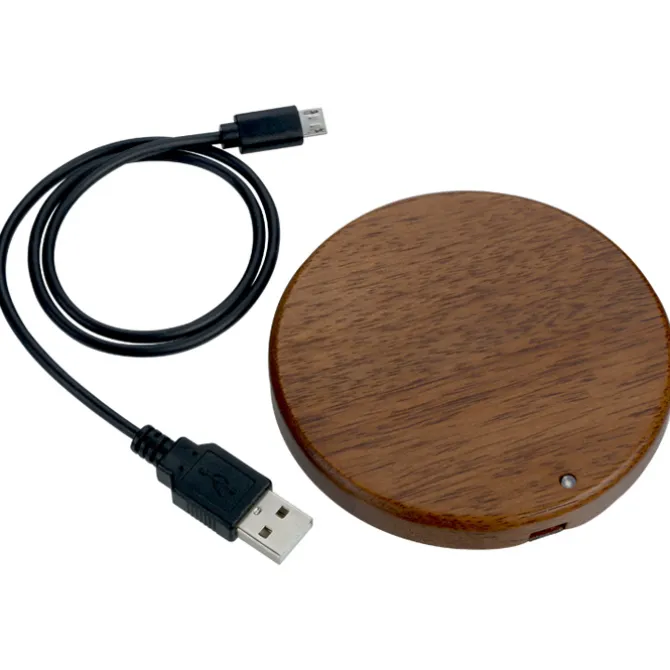 Bora Wooden Wireless Charging Pad - 24 hr