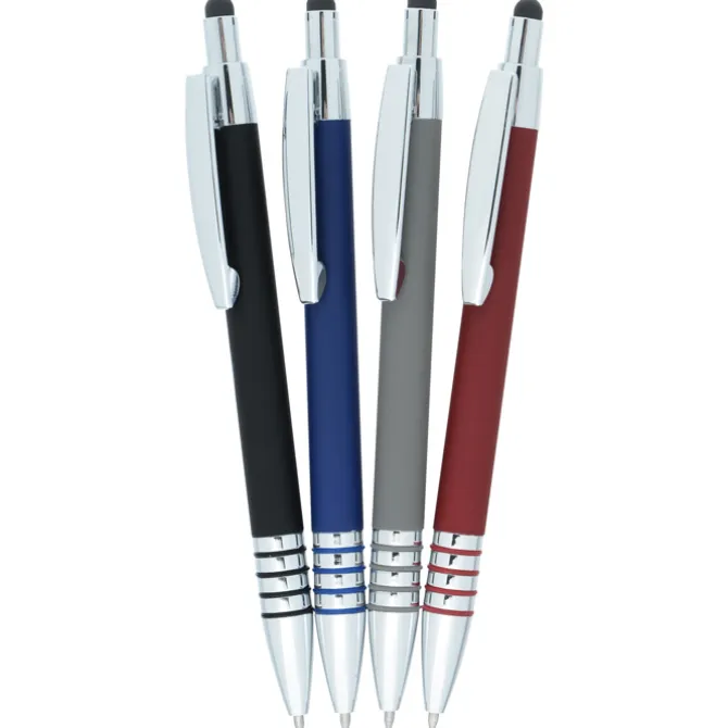 Bristol Soft Touch Stylus Gel Metal Pen