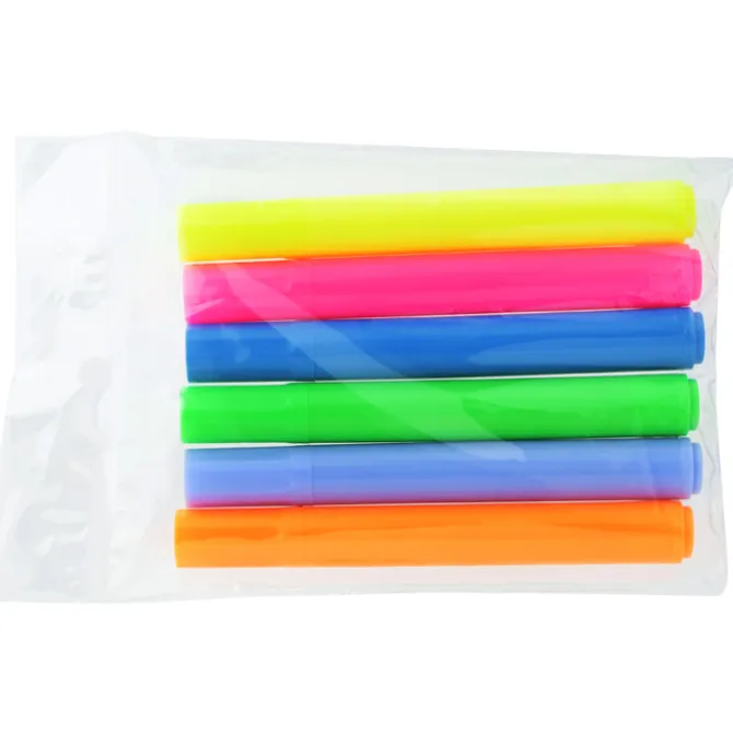 Brite Spots Highlighter - Assorted - 6 pk