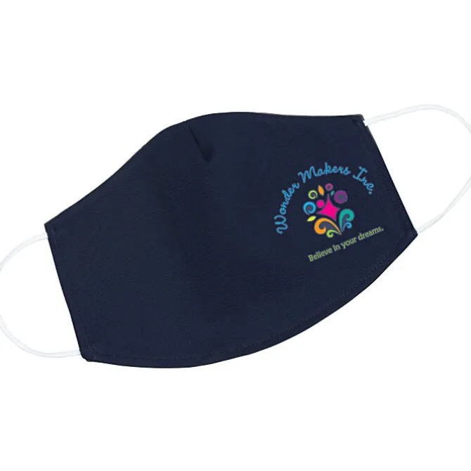 Brushed Cotton Twill Face Mask - Full Color