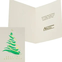 Brushstroke Tree Greeting Card