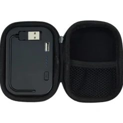 Built-in Cable Power Bank with Woven Case