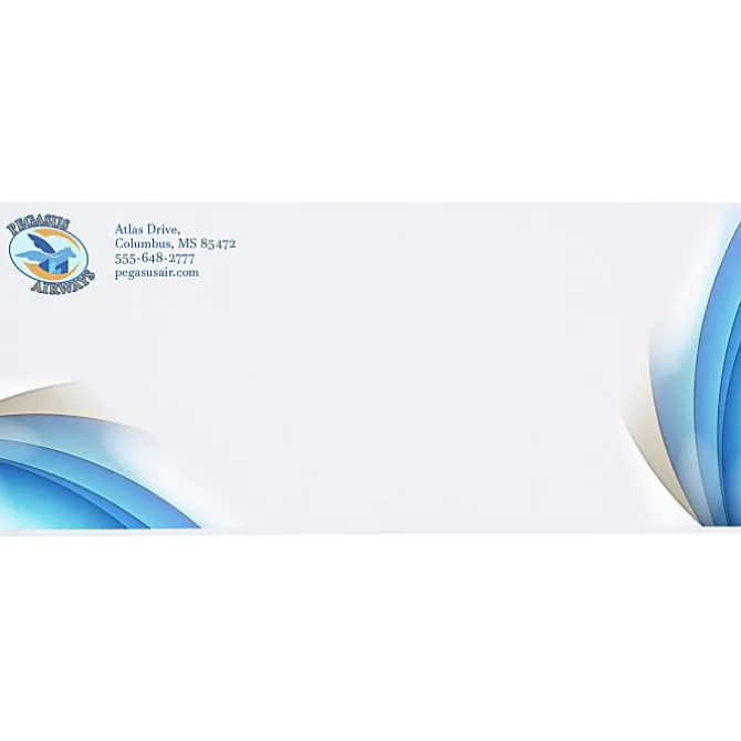 Business Envelope - 4 1/8 inches x 9 1/2 inches - Security Tint