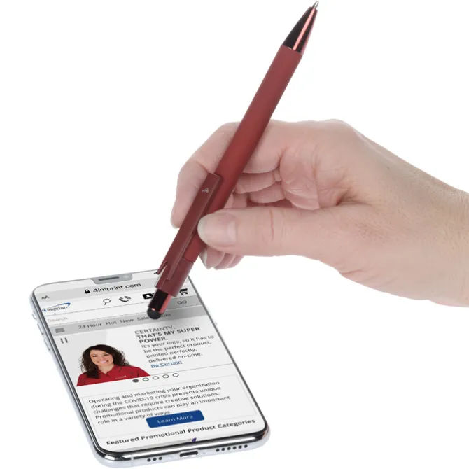 Cache Soft Touch Stylus Metal Pen
