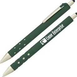Cali Click Soft Touch Stylus Gel Pen - Matte Gold