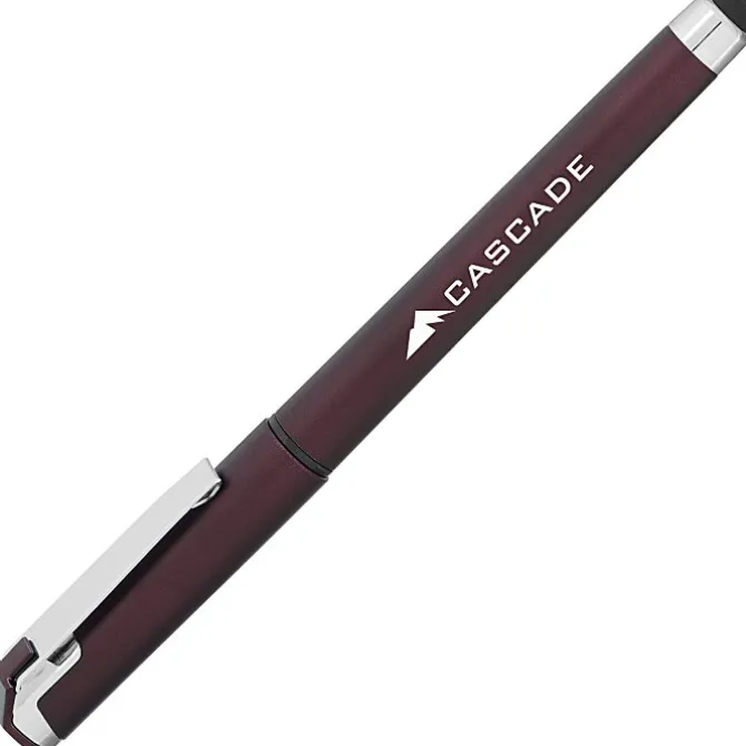 Cali Soft Touch Stylus Gel Pen - Metallic