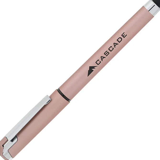 Cali Soft Touch Stylus Gel Pen - Metallic