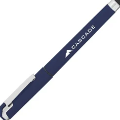 Cali Soft Touch Stylus Gel Pen - Metallic