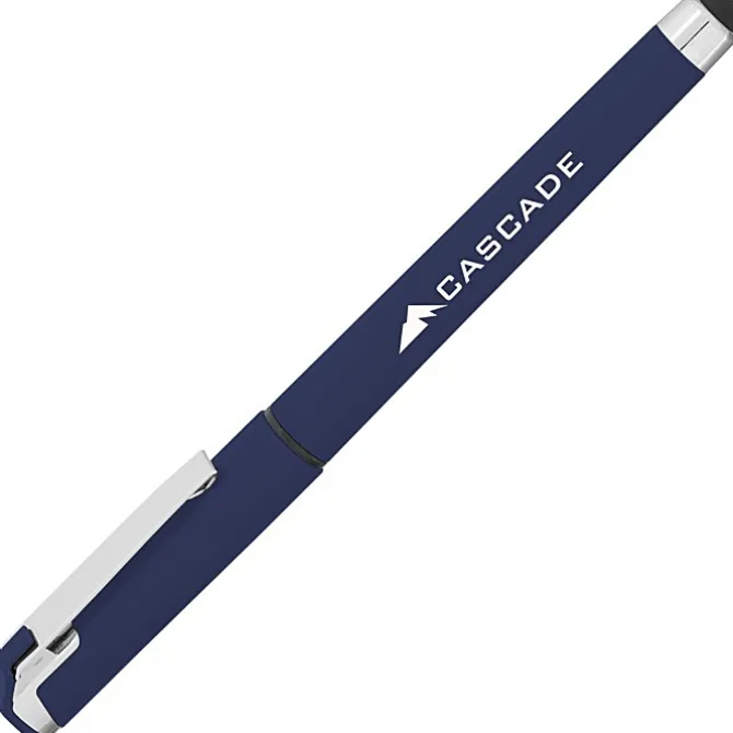 Cali Soft Touch Stylus Gel Pen - Metallic