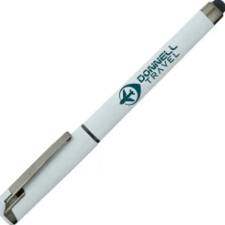 Cali Soft Touch Stylus Gel Pen - Powder Coat