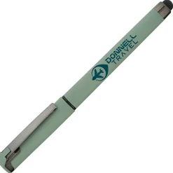 Cali Soft Touch Stylus Gel Pen - Powder Coat