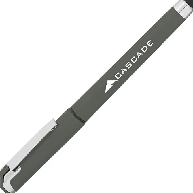 Cali Soft Touch Stylus Gel Pen - Metallic - 24 hr