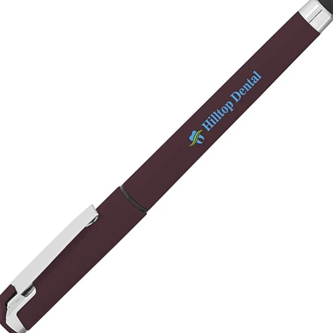 Cali Soft Touch Stylus Gel Pen - Metallic - Full Color