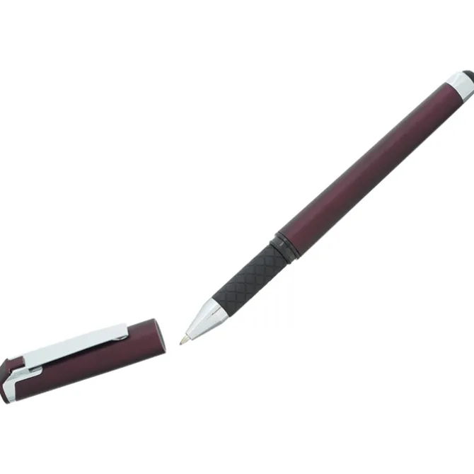 Cali Soft Touch Stylus Gel Pen - Metallic - Full Color