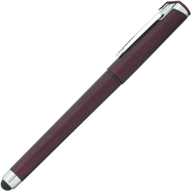 Cali Soft Touch Stylus Gel Pen - Metallic - Full Color