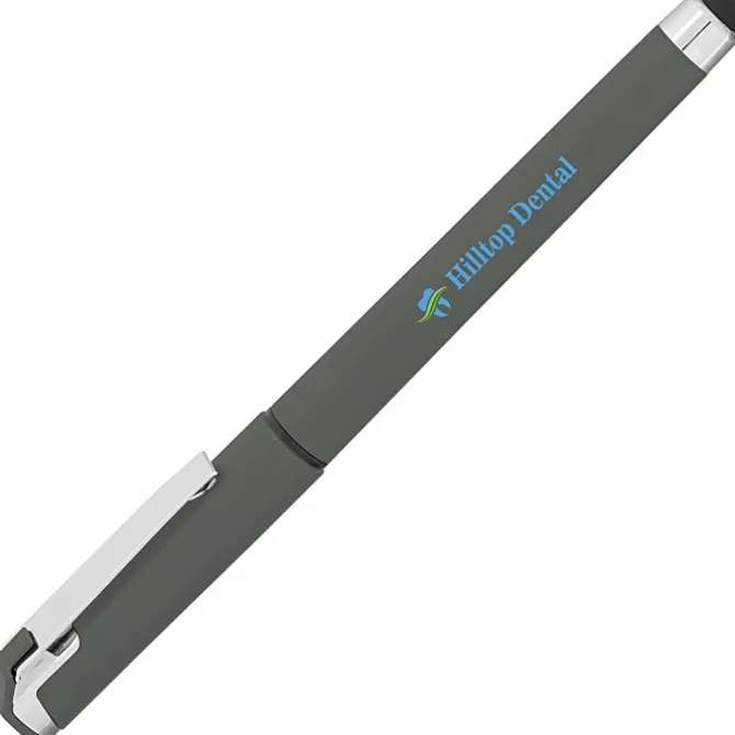 Cali Soft Touch Stylus Gel Pen - Metallic - Full Color