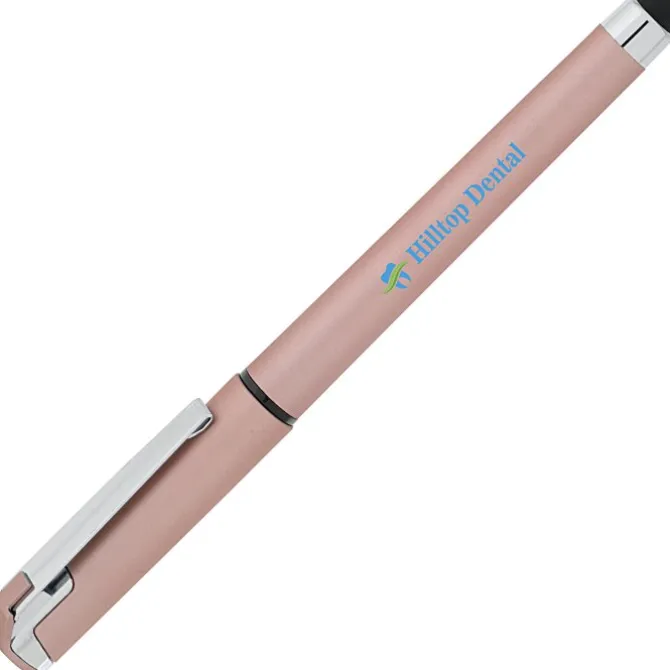 Cali Soft Touch Stylus Gel Pen - Metallic - Full Color