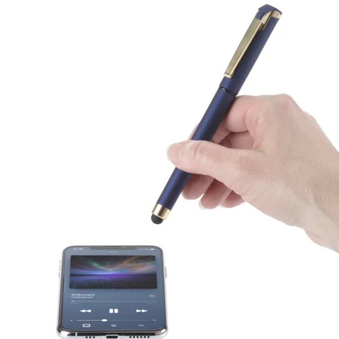 Cali Soft Touch Stylus Gel Pen - Metallic - Matte Gold - 24 hr