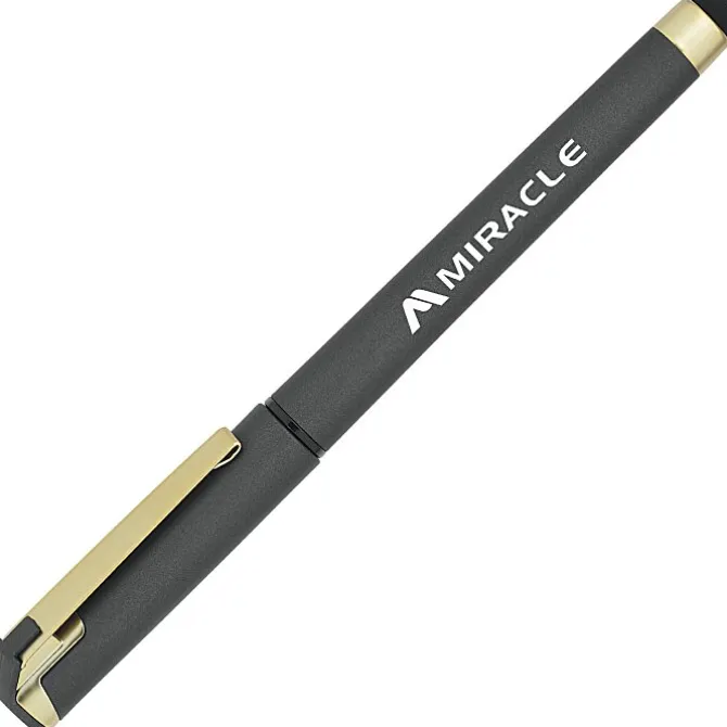 Cali Soft Touch Stylus Gel Pen - Metallic - Matte Gold - 24 hr