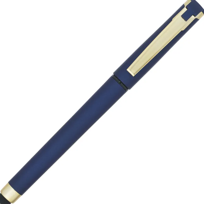 Cali Soft Touch Stylus Gel Pen - Metallic - Matte Gold - Full Color