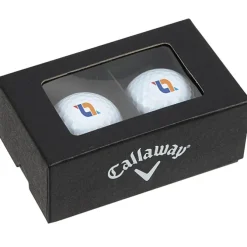 Callaway 2 Ball Business Card Box - Chrome Soft