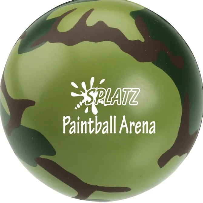 Camouflage Round Stress Reliever - 24 hr