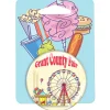 Carded Button - One 2 1/4-inch Round Button