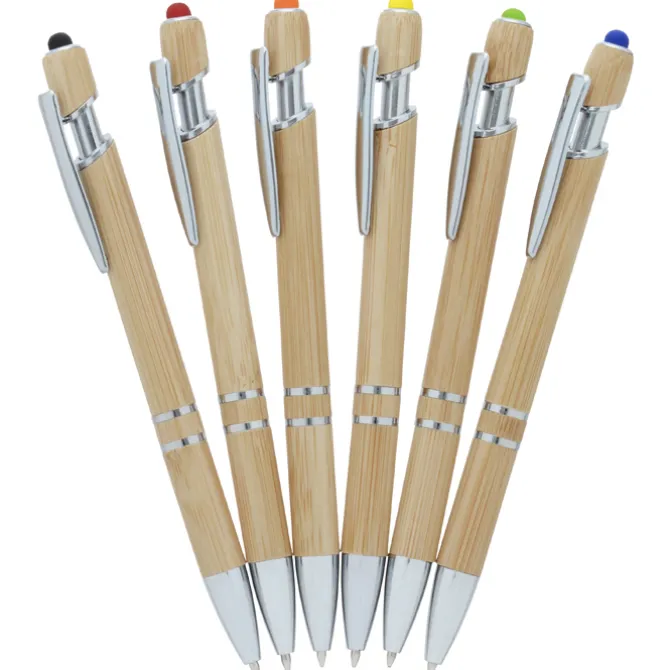 Carter Incline Bamboo Stylus Pen - 24 hr