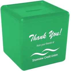 Cash Cube Bank - Translucent