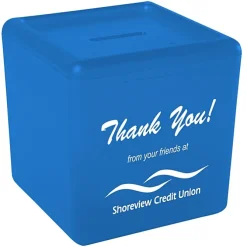 Cash Cube Bank - Translucent