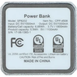 Cell Phone Jr. Power Bank - 1800 mAh
